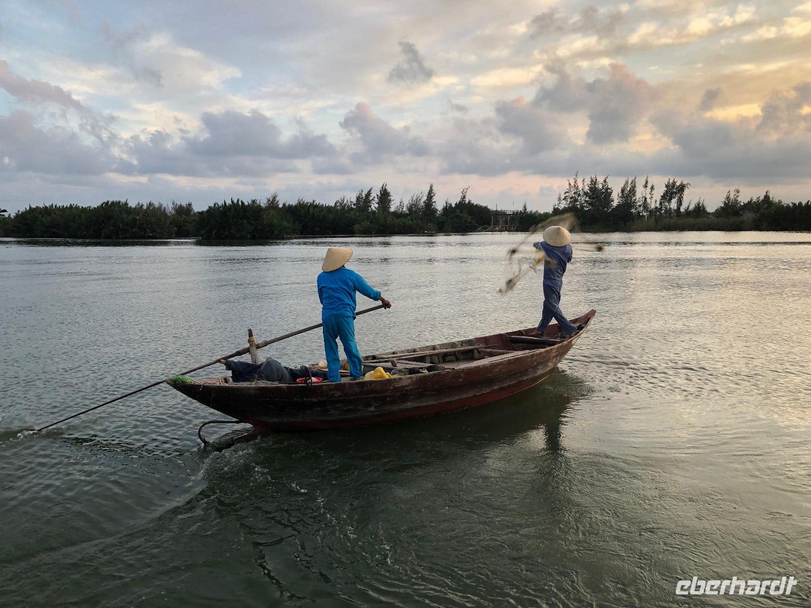 Fischer bei der Arbeit