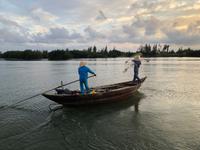 Fischer bei der Arbeit