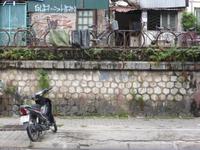 An den Eisenbahnschienen