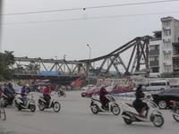 Eisenbahnbrücke in Hanoi