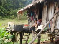 Bei der Hausarbeit..