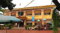farbenfroher Kindergarten in Mai Chau