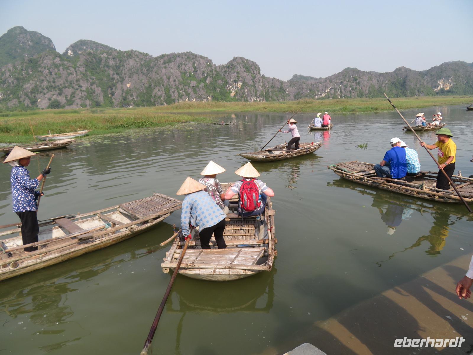 Abfahrt in die ´trockene´ Halong Bucht, Ninh Binh