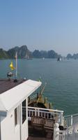 Blick von Dschunke Jamine III,Ha Long Bucht