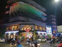 Beleuchtung der Gebäude in Hue