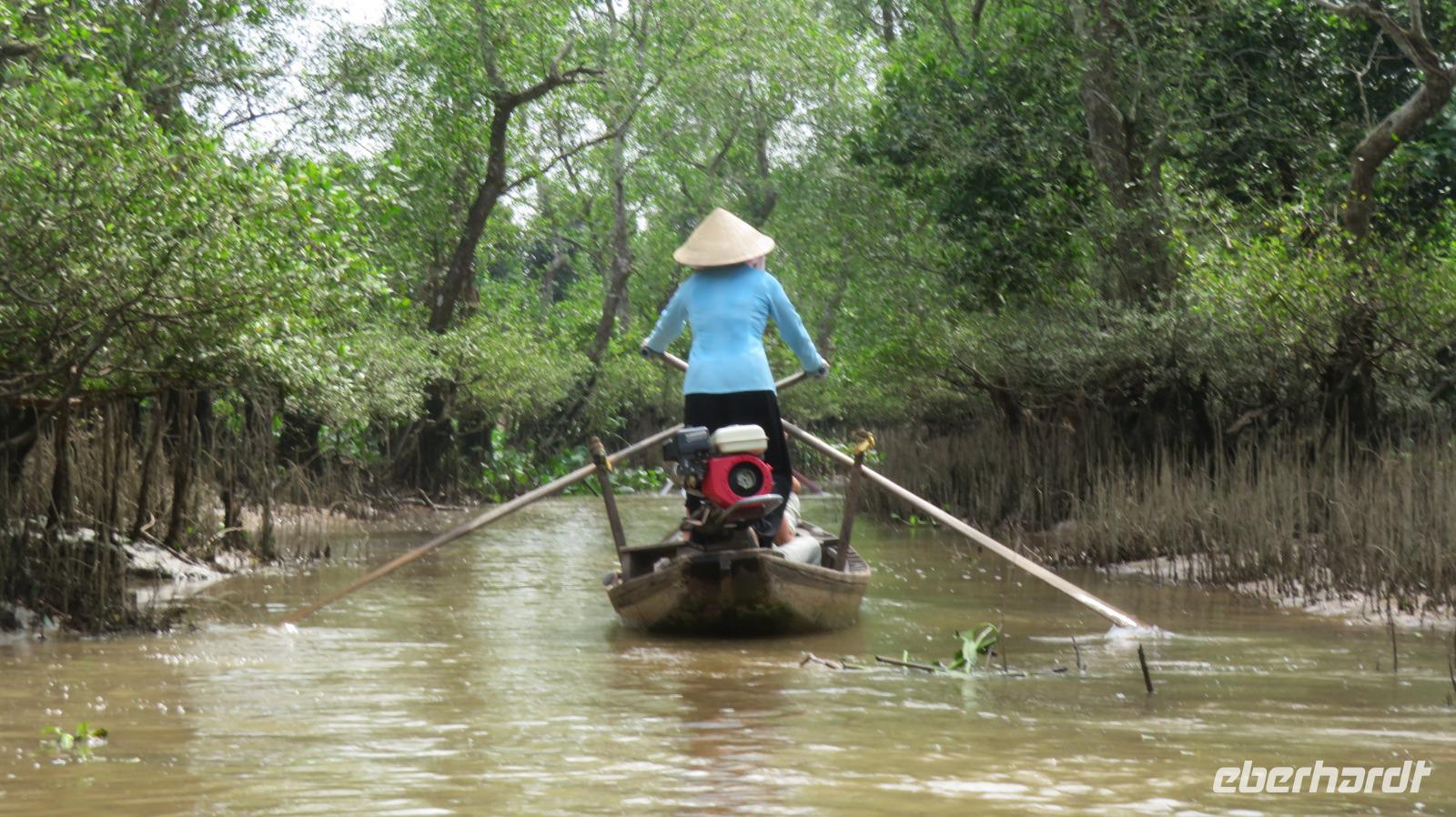 Mekong Delta, kleine Fahrt durch die Sümpfe