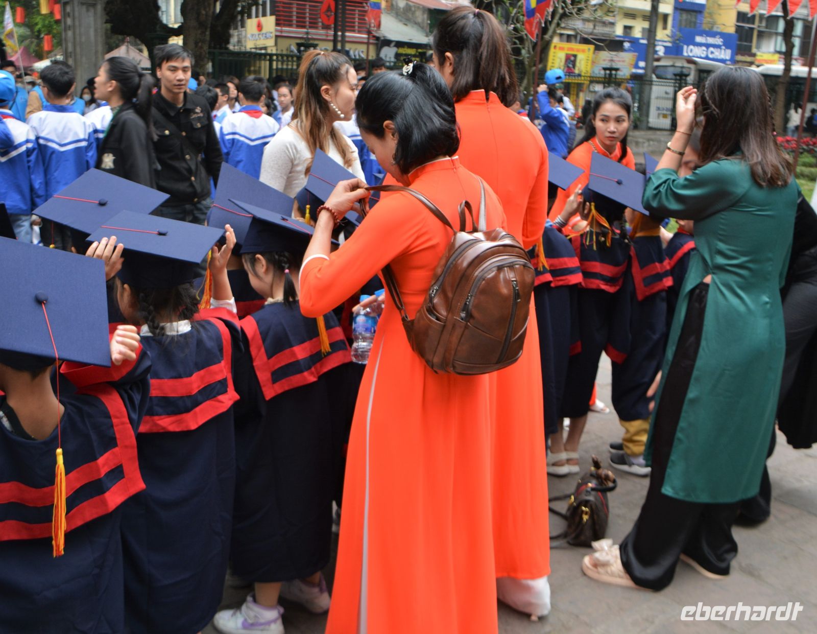 Die Betreuerinnen haben zu tun