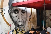 Straßenkunst am Rande