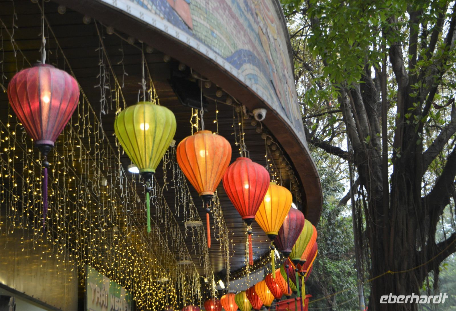 einladende Lampions