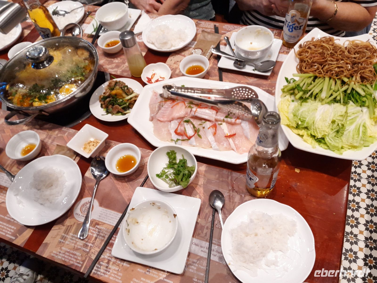 Fischabendessen vietnamesisch