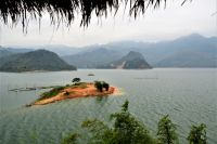 Blick auf den Stausee