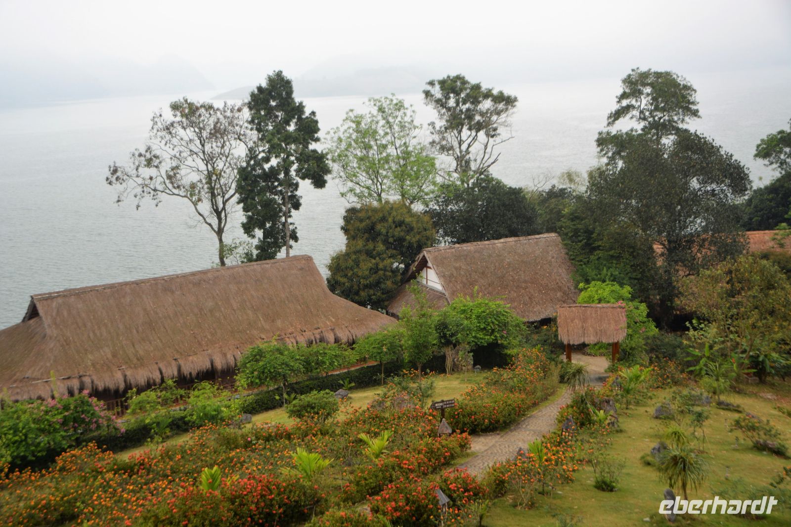 Hotelanlage von oben