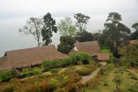 Hotelanlage von oben