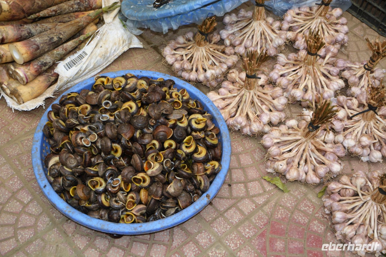 Schnecken mit Knoblauch