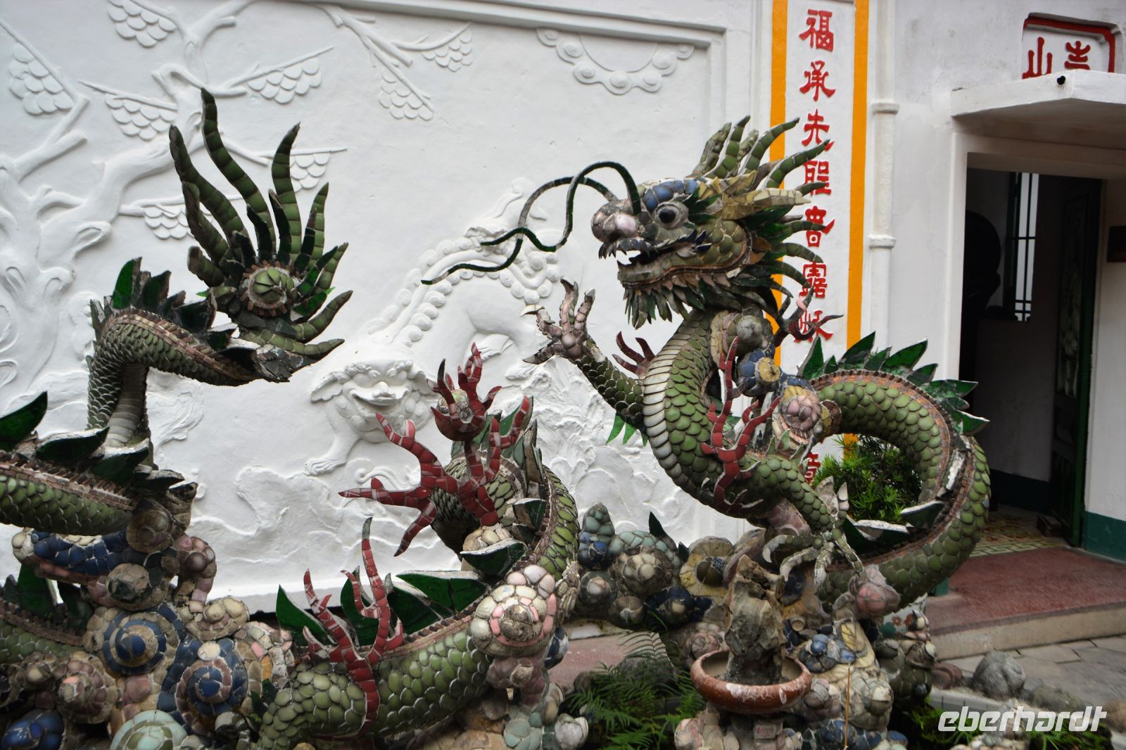 Der Drache für positive Energie