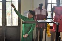 Vorführung der Spinntechniken