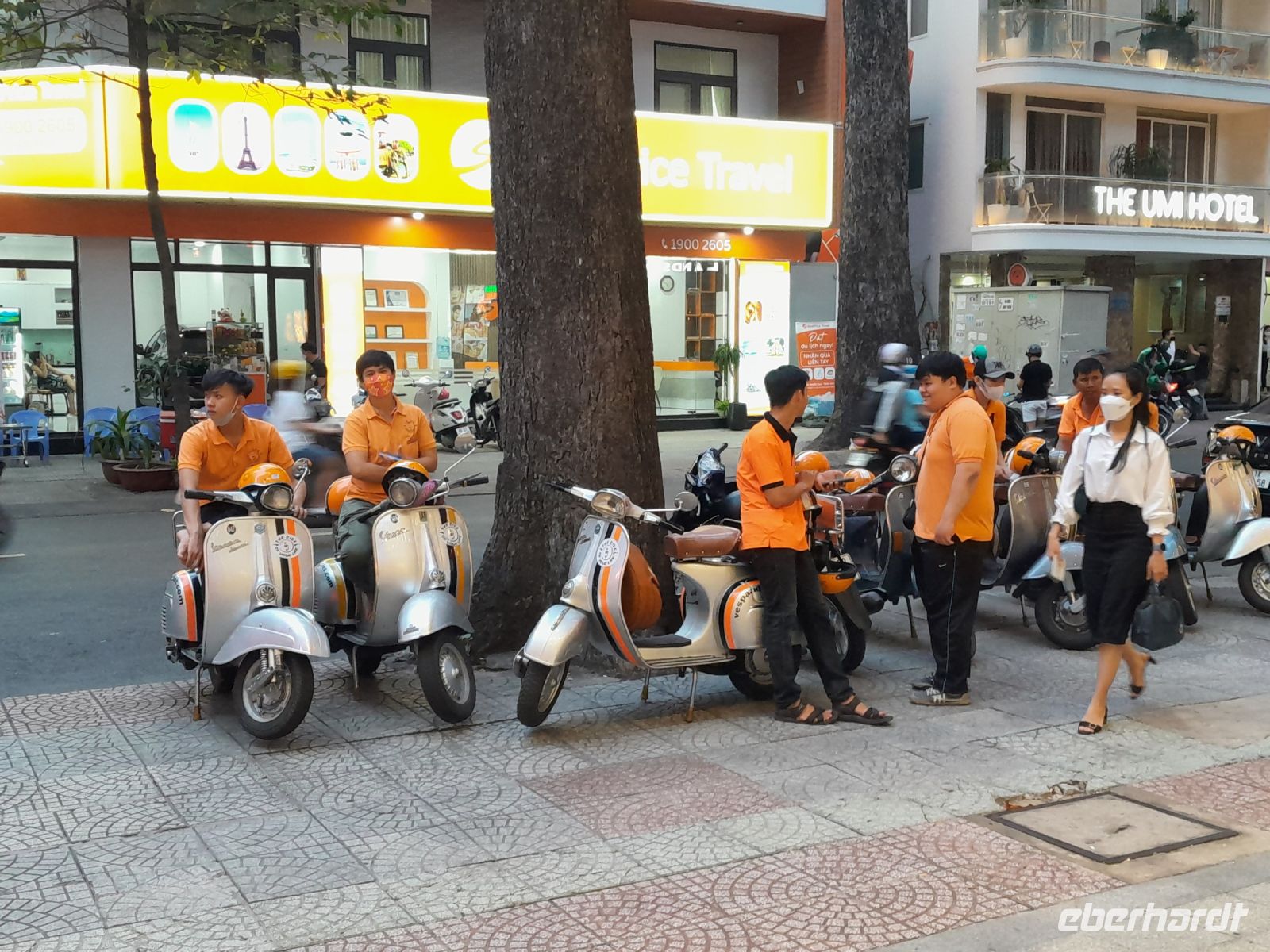 Unser Fahrerteam der Vespatour