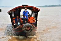 Fahrt im Mekong- Delta