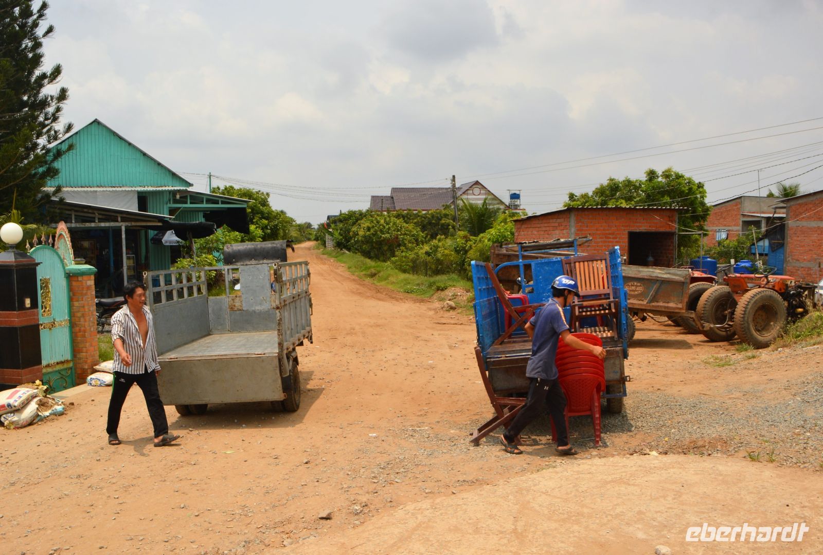 der Transport für uns wird vorbereitet
