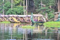 am Abend eine Bootsfahrt