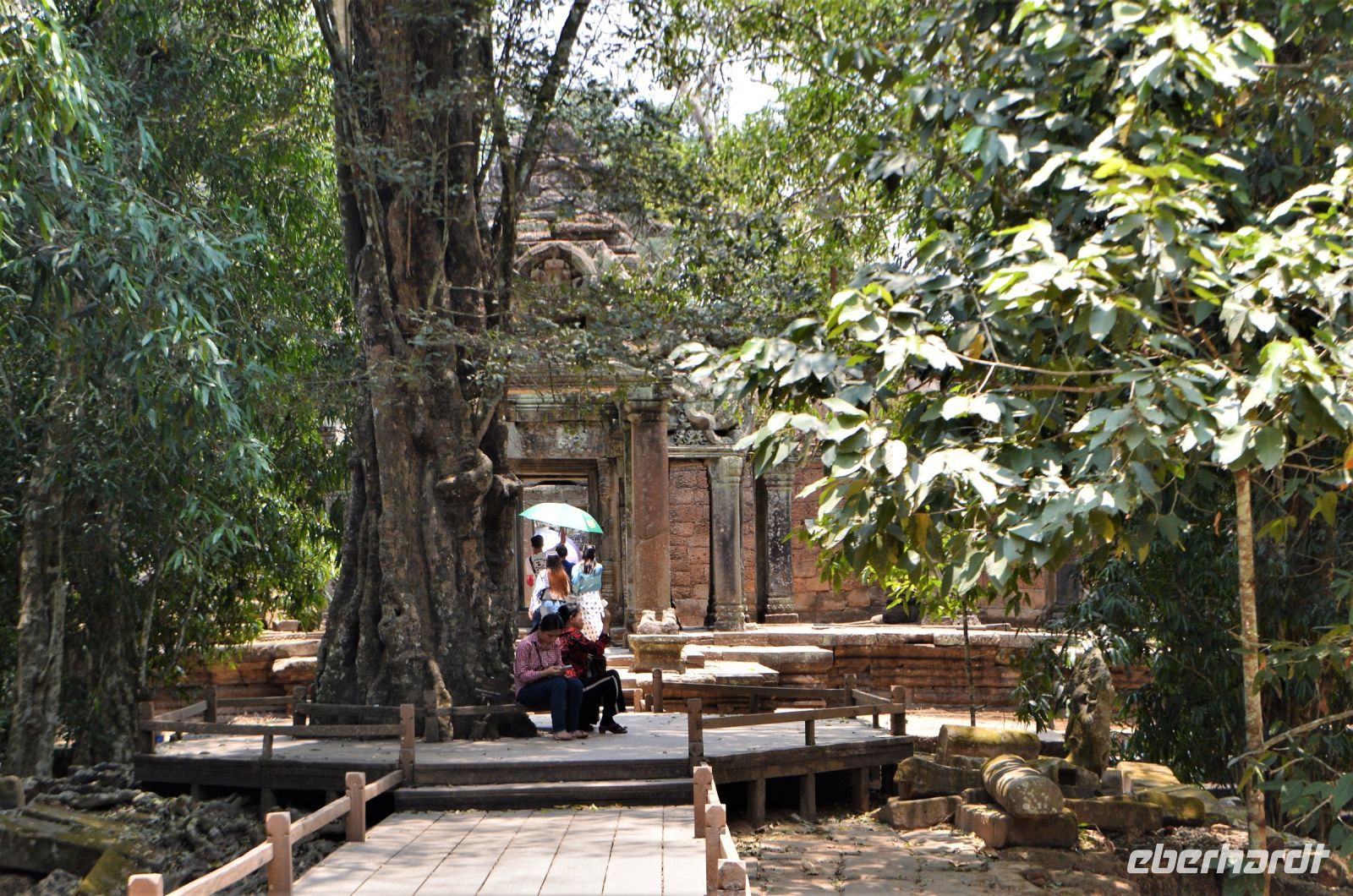 am Eingang zu Ta Prohm