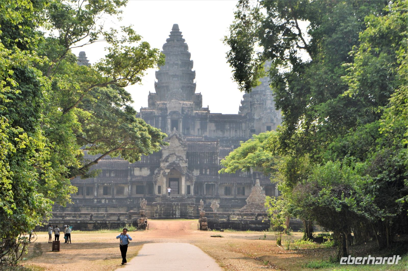 erster Blick auf Angkor Wat