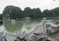 Mit Fahrad oder Wagen zu einem Dorf an der Halbinsel