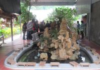 Brunnen im Restaurant im auf der Halbinsel