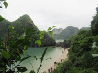 Der kleine Sandstrand