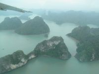 Halong Bucht von oben 
