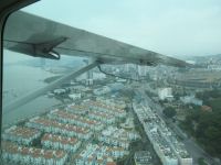 Blick auf die Bebauung der Küsten