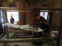 Der Webstuhl im Ethnologischen Museum, Hanoi