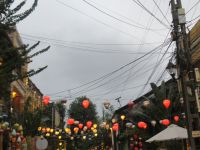 Lampions in der Straßen von Hoi An, Vietnam 