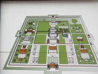 Skizze - Plan des Geländer der Verbotenen Stadt - Kaiserpalast , Hue