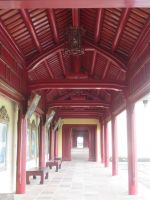 Rot - Gold sind die Farben in den Kaiserpalästen, Hue