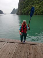 Marieta, nach der kurzen Kanufahrt