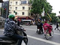 Auf den Straßen von Hanoi