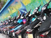 Motorradparkplatz, Hanoi