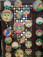 Vor dem Wasserpuppen Theater in Hanoi