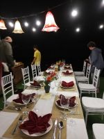 Gedeckte Tisch - Dinner am Bambusfloß, Hoi An 