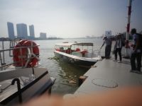 Speedboot auf dem Saigon Fluss, Ho-Chi-Minh Stadt