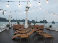 Morgens auf dem Deck