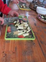 Gemüse schnipseln... Koch Kurs, Thanh Dong Farm, Hoi An