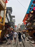 3 Eisenbahnschienen Hanoi