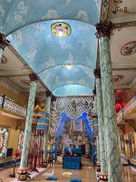 181 Unterwegs im Mekong - Cao Dai Tempel