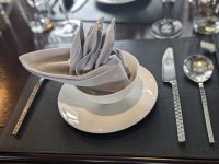 Serviette in Schiffsform