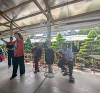 Musikeinlage am Mekong-Delta