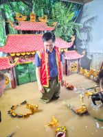 Aufführung des traditionellen Wasserpuppentheaters mit Figuren im Wasser in Hanoi, Vietnam &ndash; &copy; Marie Dittrich (Eberhardt TRAVEL)