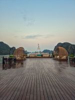 Morgenstimmung auf der Indochine Grand, Ha Long Bucht, Vietnam &ndash; &copy; Marie Dittrich (Eberhardt TRAVEL)