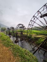 Bambus-Wasserräder am Chum River in Pu Luong, Vietnam &ndash; &copy; Marie Dittrich (Eberhardt TRAVEL)